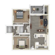 Two Bedroom 0238 floor plan